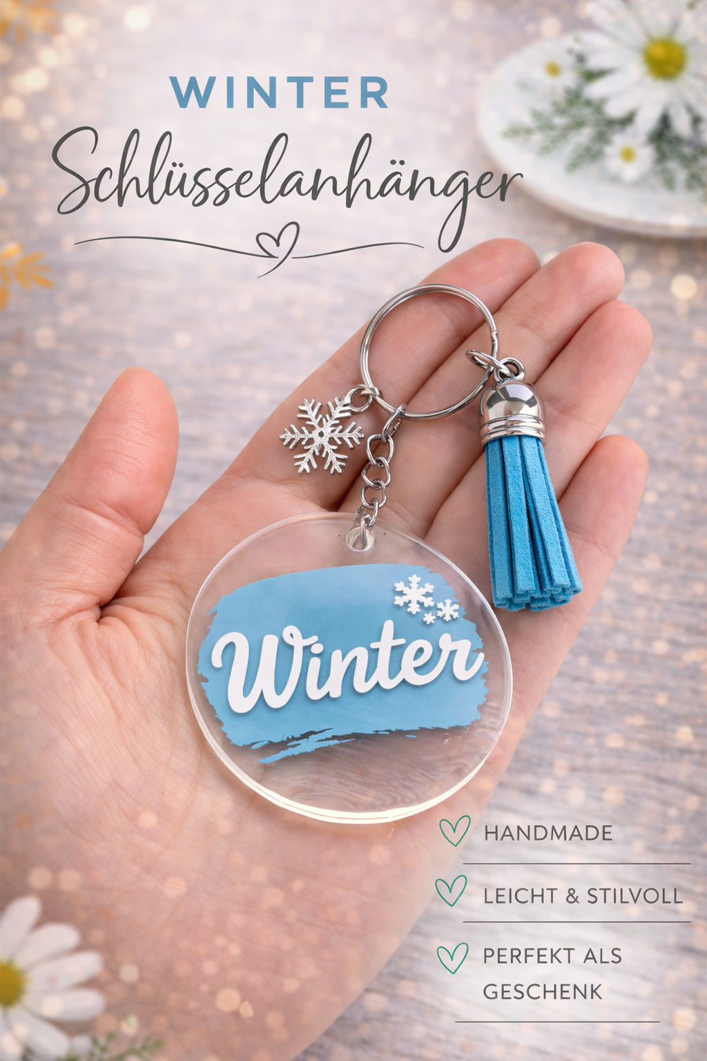 Schlüsselanhänger Winter
