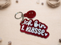 Schlüsselanhänger „Ich bin 1.Klasse“ – Handmade 3D-Druck Anhänger aus PLA