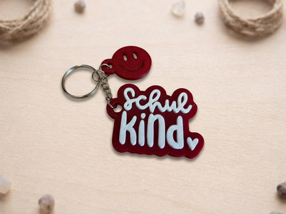 Schlüsselanhänger „Schulkind“ – Handmade 3D-Druck Anhänger aus PLA