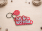 Schlüsselanhänger „Ich bin wertvoll“ – Handmade 3D-Druck Anhänger aus PLA